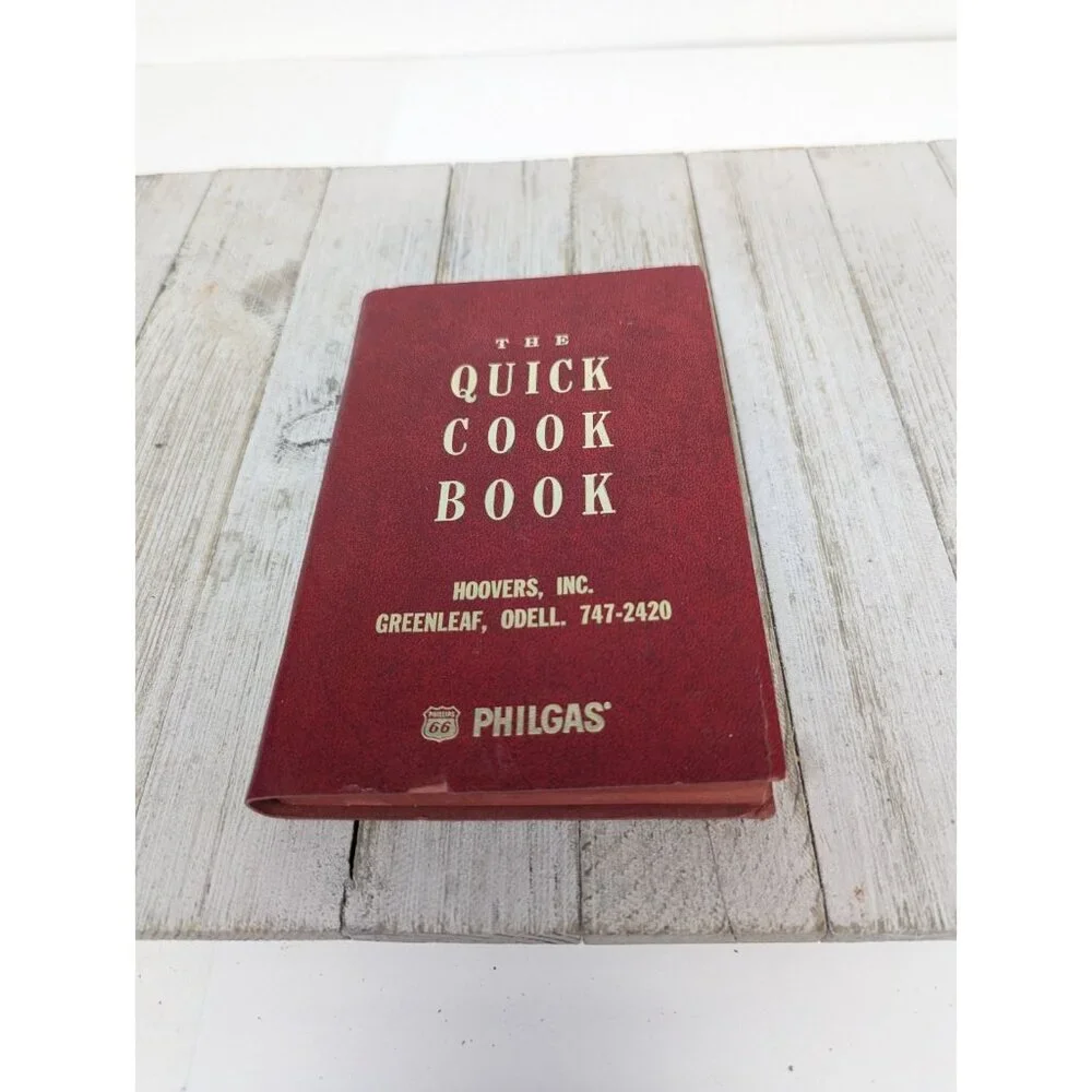 Vintage The Quick Cook Book Hoovers Inc. Greenleaf Odell Philgas Phillips 66 - Picture 2 of 16
